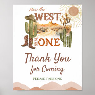 Póster Cómo Occidente Fue Un Vaquero De Cumpleaños Gracia
