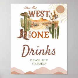 Póster Cómo Occidente Fue Un Vaquero Del Partido De Los A