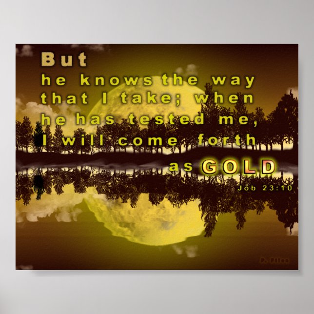 Póster Como oro (Frente)