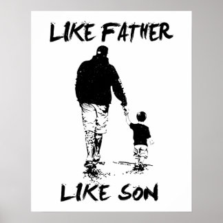 Póster Como padre, hijo
