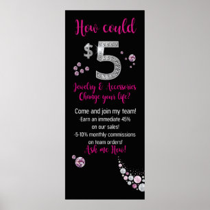 Póster ¿Cómo pueden las joyas de $5 cambiar tu dígito de 