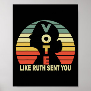 Póster Como Ruth te envió - Desig de Vintage femenino