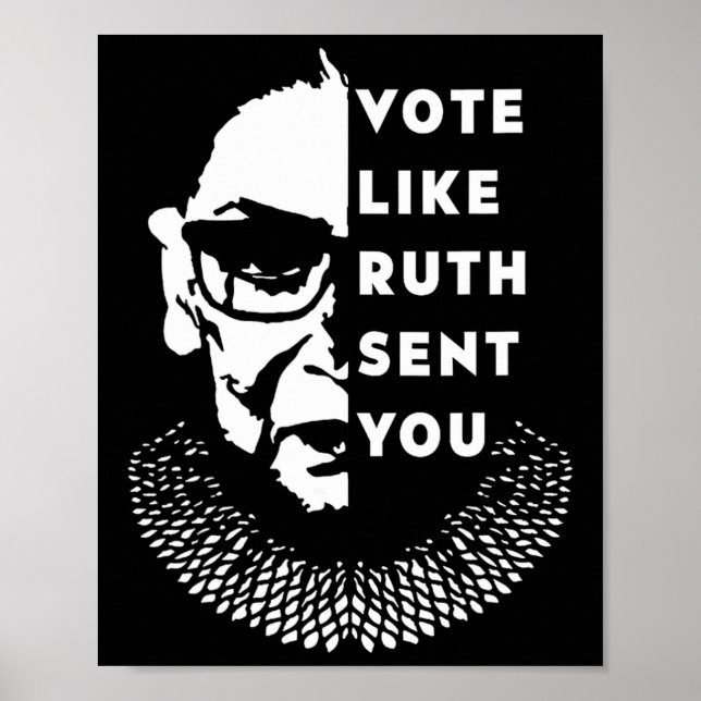 Póster Como Ruth te envió - Feminista (Frente)