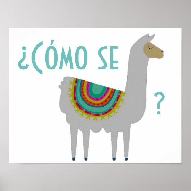 Póster Cómo se llama Poster (Frente)