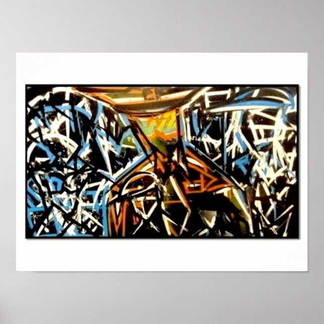 PÓSTER COMO SE VE EN YOUTUBE VIDEO GRAFFITI ARTIST METRO  (Frente)