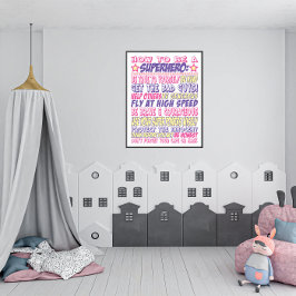 Póster Cómo ser un superhéroe