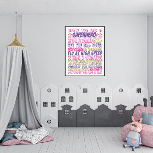 Póster Cómo ser un superhéroe