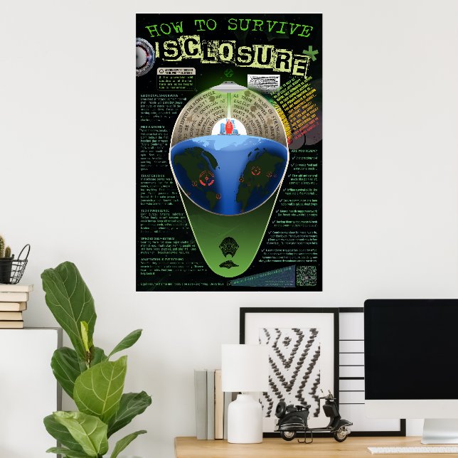 Póster Cómo sobrevivir al DESCubrimiento (Oficina en casa)