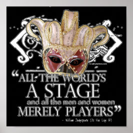 Póster Como te guste, cita