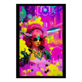 Póster Como un beso en el abismo oscuro