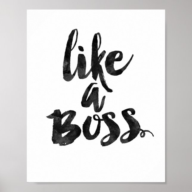 Póster Como Un Jefe (Frente)