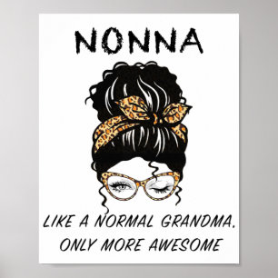 Póster Como una abuela normal, pero más madres alucinante