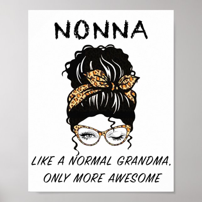 Póster Como una abuela normal, pero más madres alucinante (Frente)