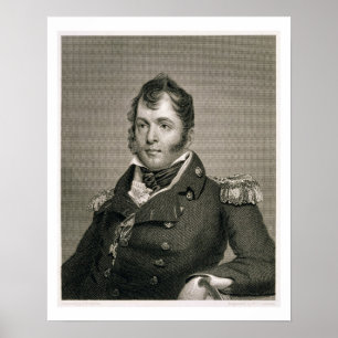 Póster Comodoro Oliver Hazard Perry (1785-1819), engrave