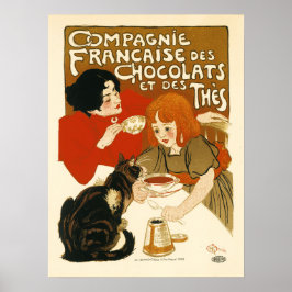 Póster COMPAGNIE FRANCAISE Des Chocolate Drink Steinlen