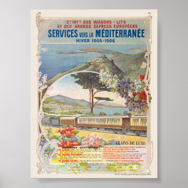 Póster Compagnie Internationale des Wagons-lits Vintage P (Frente)
