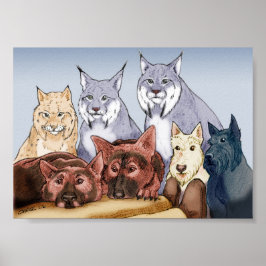 Póster Compañeros - Coloridos
