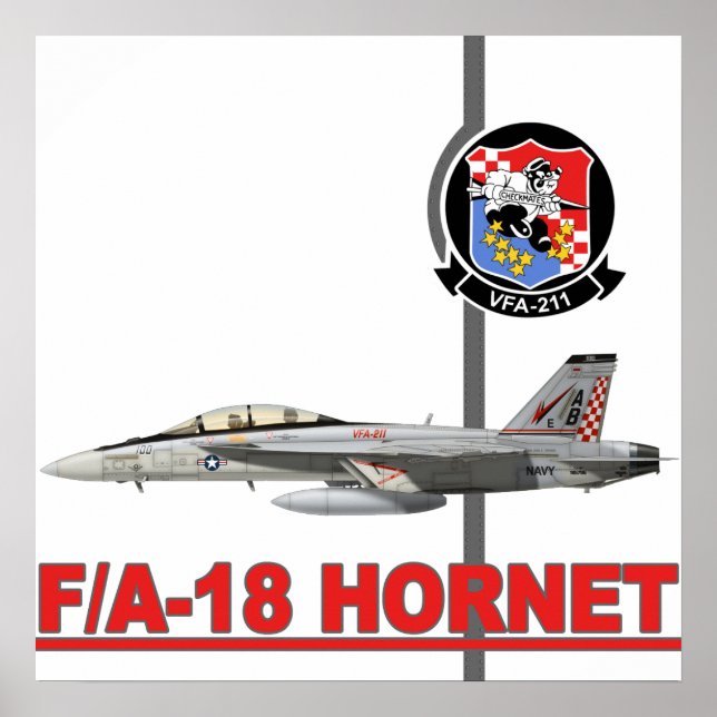 Póster Compañeros de control VFA-211 (Frente)