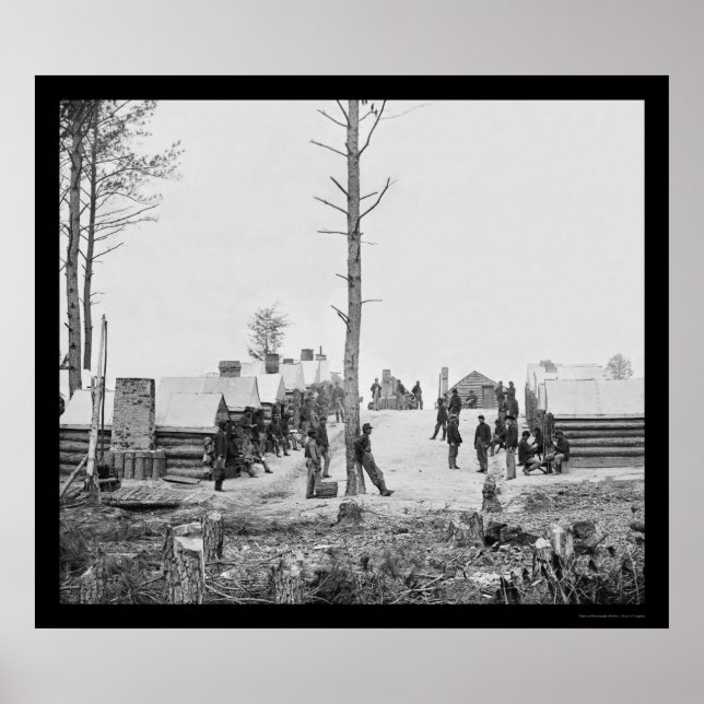 Póster Compañía Cavalry independiente en Oneida, NY 1865 (Frente)