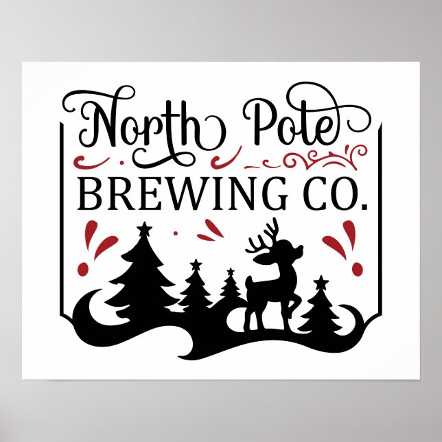 Póster Compañía Cervecera Polo Norte (Frente)