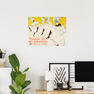 Póster Compañía de Mademoiselle Eglantine, Toulouse Lautr