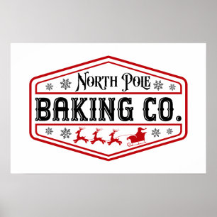 Póster Compañía de Panadería Polo Norte 
