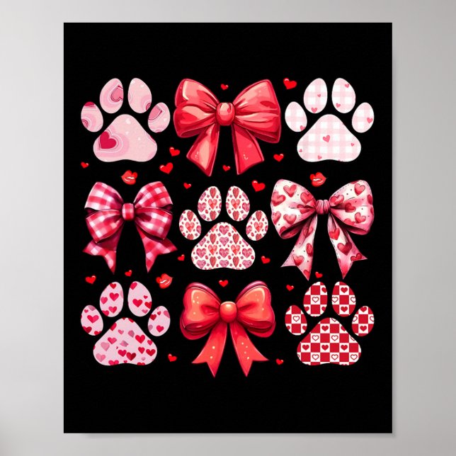 Póster Compañía del Día de San Valentín del perro Coquett (Frente)