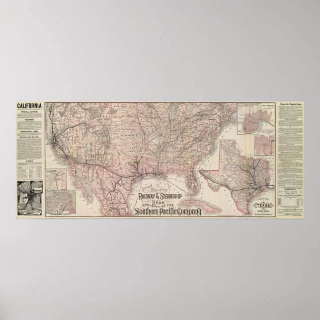 Póster Compañía del Pacífico Sur (Frente)