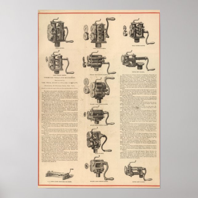 Póster Compañía Peck, Stow y Wilcox (Frente)