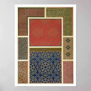 Póster Compartimientos y fronteras de madera, del 'arte