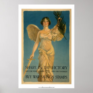 Póster Compartir en la victoria