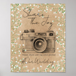 Póster Compartir Foto en Redes Sociales Baby's Breath Agr