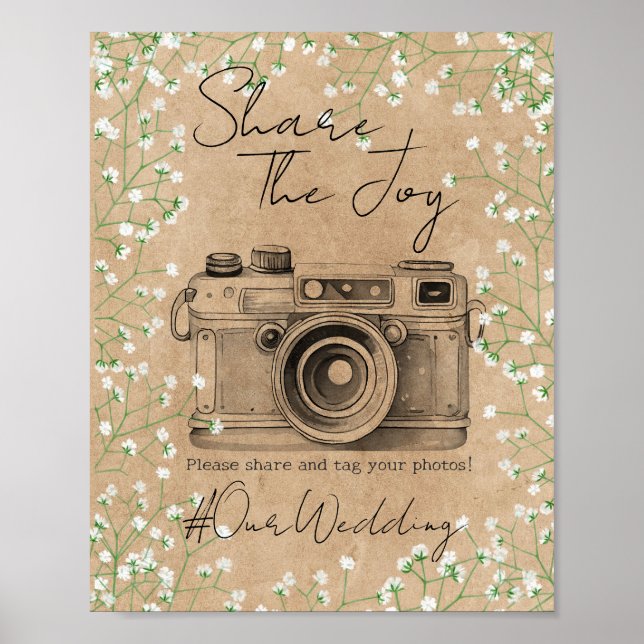 Póster Compartir foto en redes sociales de Aliento de Beb (Frente)