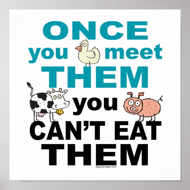 Póster Compasión animal (Frente)