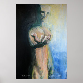 Póster "Compasión: La mano extendida"