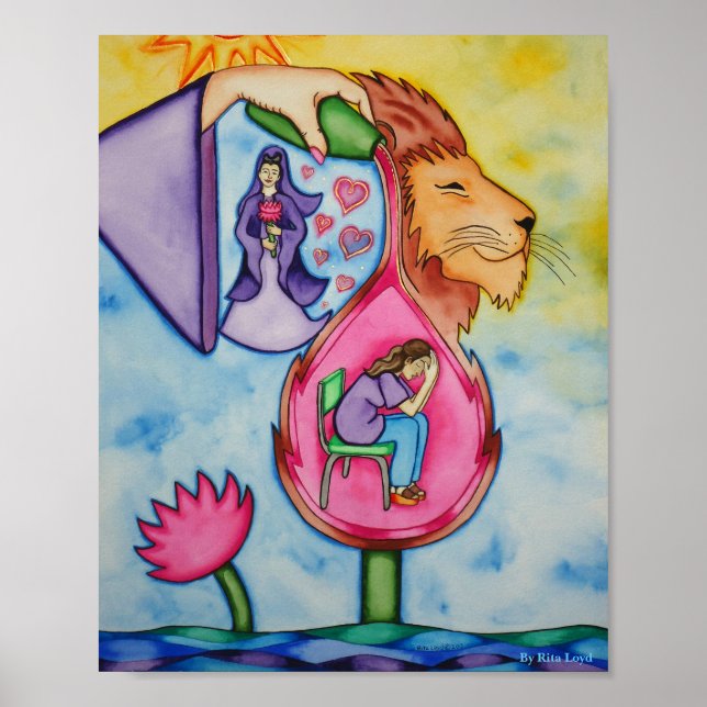 PÓSTER COMPASIÓN, VALOR Y FUERZA (Frente)