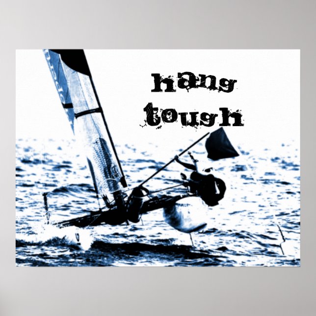 Póster Competencia Vela Catamarán (Frente)