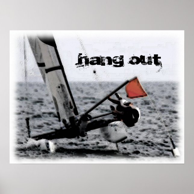 Póster Competencia Vela Catamarán (Frente)