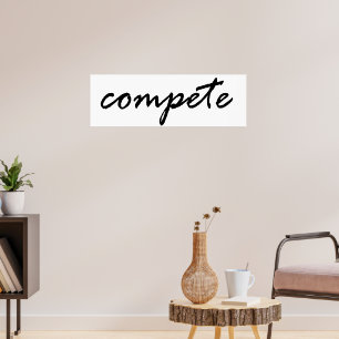 Póster Competir