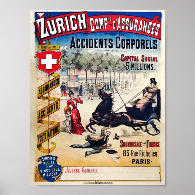 Póster Compie de Zúrich en los años 80 (Frente)