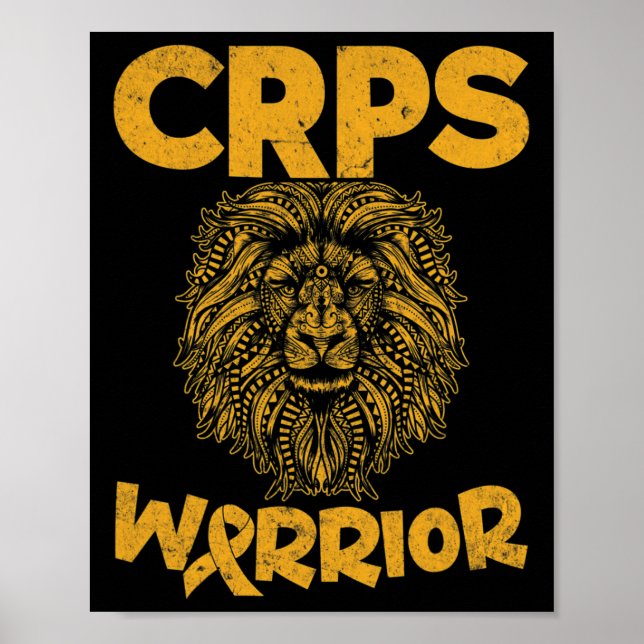Póster Complejo De Concienciación De Crps Síndrome De Dol (Frente)