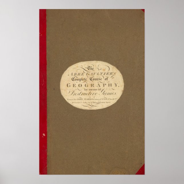 Póster Complete course of geography (Frente)