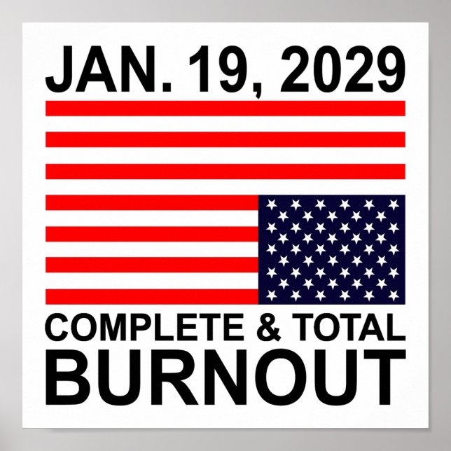 Póster Complete & Total Burnout U.S. Poster (Frente)