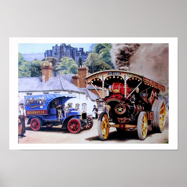 Póster Completo vapor por delante (Frente)