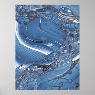 Póster Complex Blue