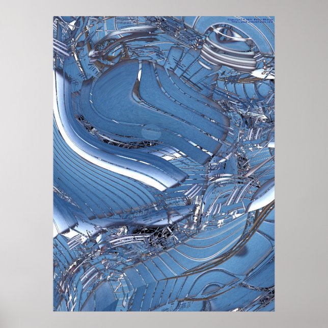 Póster Complex Blue (Frente)