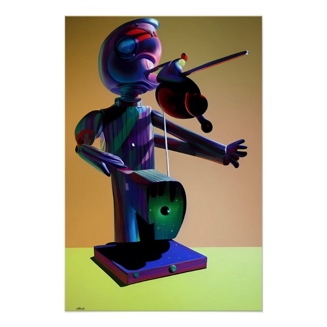 Póster Cómplice de la Creación Cósmica (Anverso)