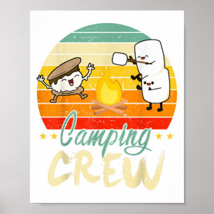 Póster Cómplice de la familia Smore Camping Camionero