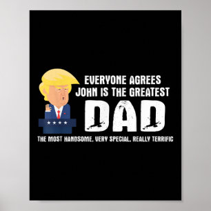 Póster Cómplices de Trump diciendo la mejor cita de papá 