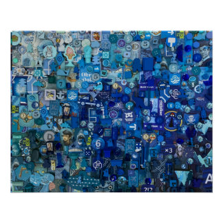 Póster Componentes de juegos de mesa